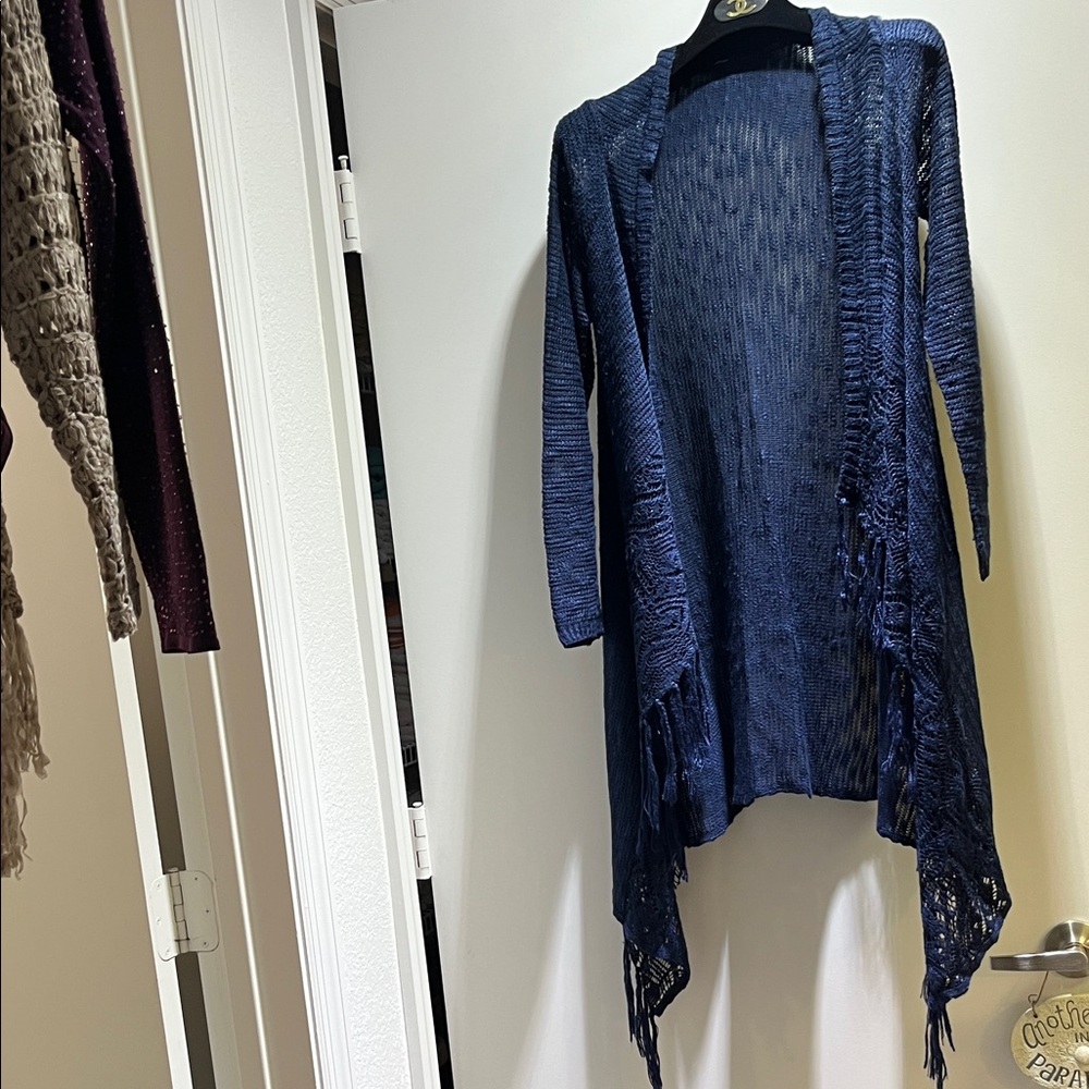 Chic Navy Women's Cardigan